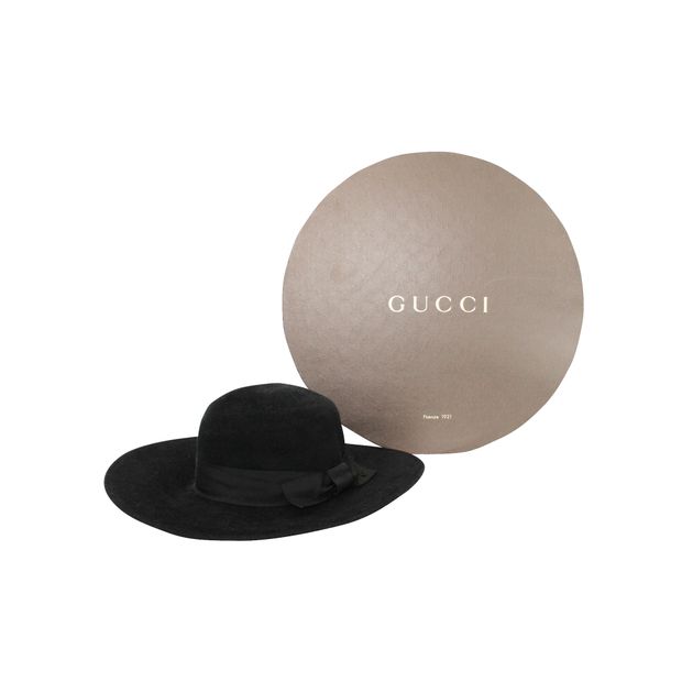 Gucci Black Rabbit Fur Hat