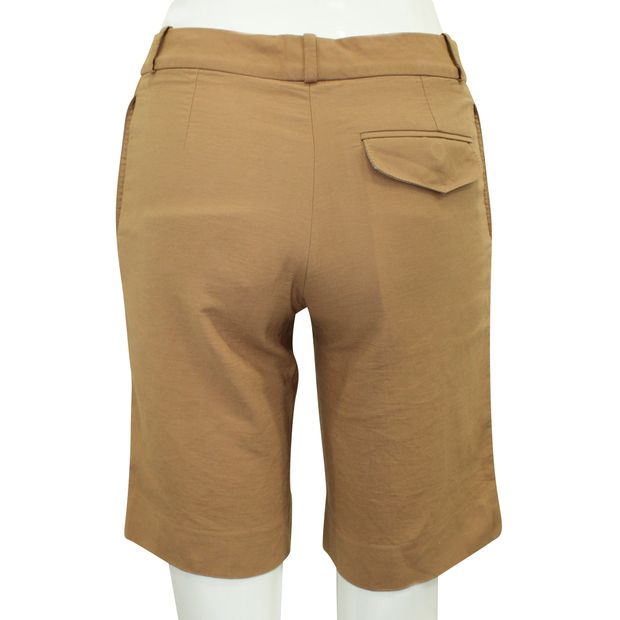 CHLOÉ Brown Cotton Shorts