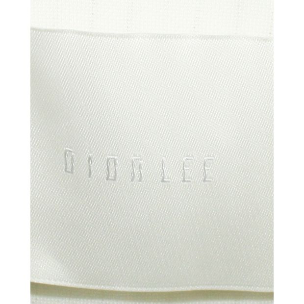 Dion Lee Off-White Long Laser-Cut Dress With Fringes