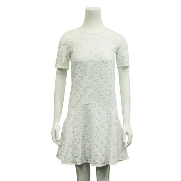 Kenzo White Short Sleeve Dress