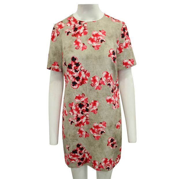 Giambattista Valli Brown Dress With Floral Print
