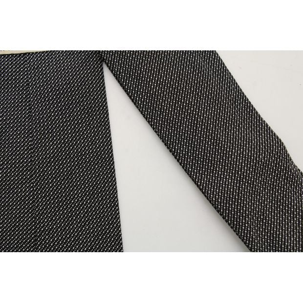 GIORGIO ARMANI Grey Wool Blend Tie