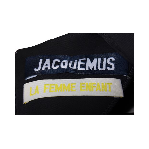 Jacquemus Le T-shirt Chemise Colorblock T-shirt in Navy Blue Cotton