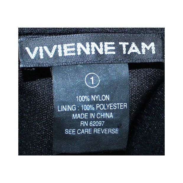 VIVIENNE TAM Black Midi Skirt