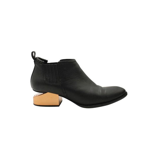 Alexander Wang Kori Ankle Boots in Black Leather