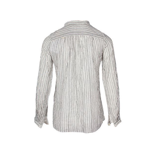 Isabel Marant Ã‰toile Striped Shirt in White Cotton