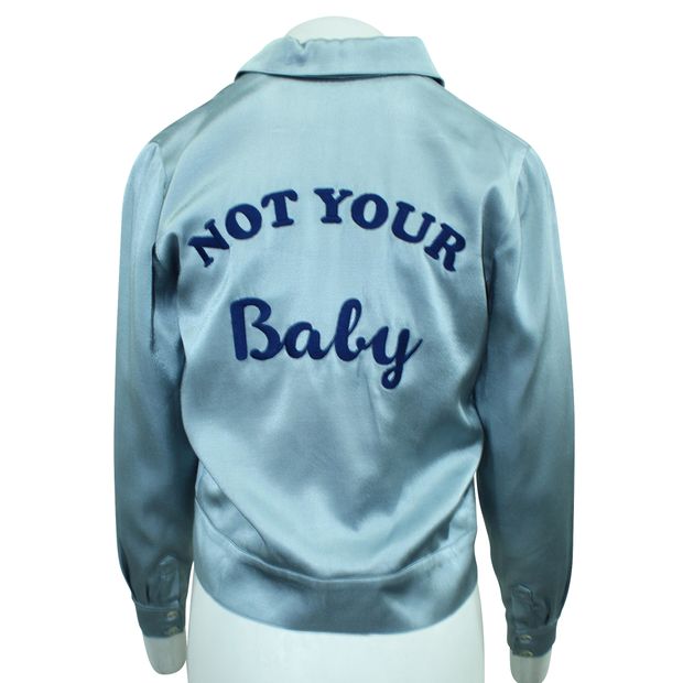 REFORMATION Embroidered Bomber Baby Jacket