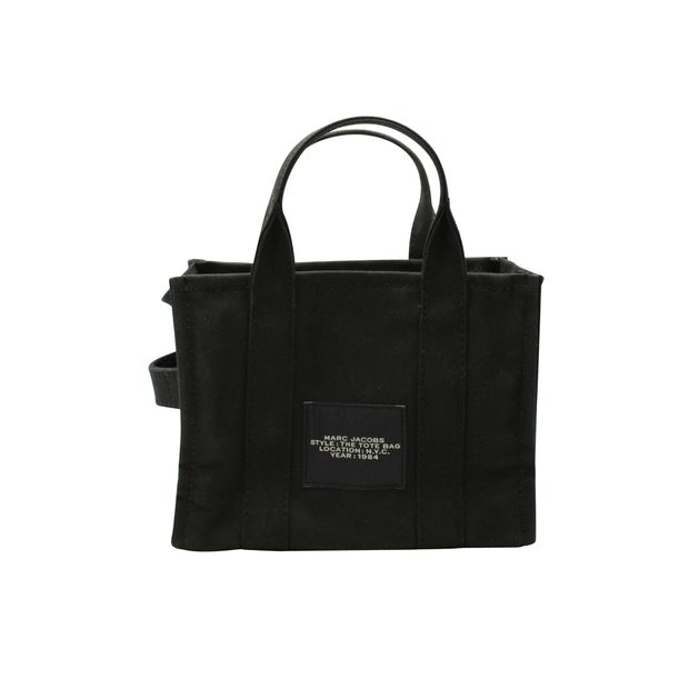 Marc Jacobs The Mini Tote Bag in Black Cotton