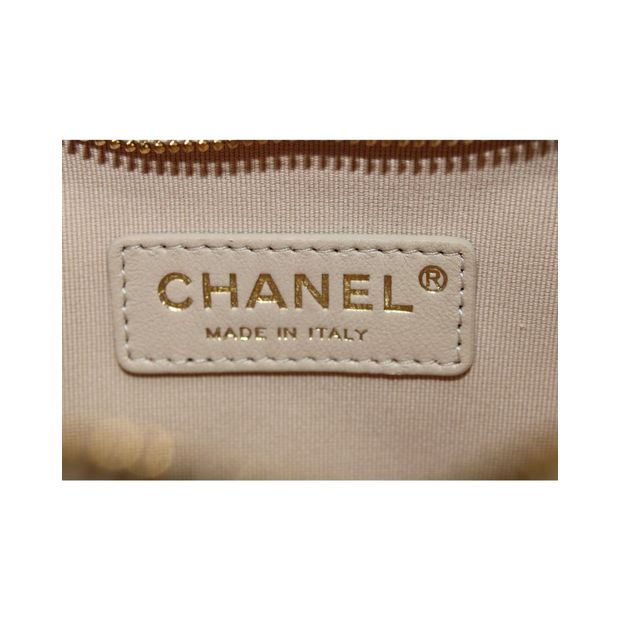 Chanel Moon Small Hobo Bag in Beige Leather