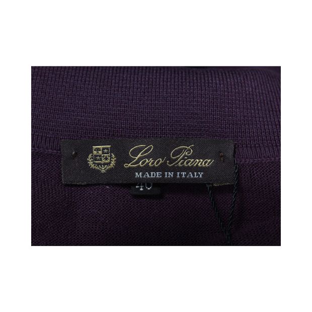 Deep Purple Knit Polo Shirt