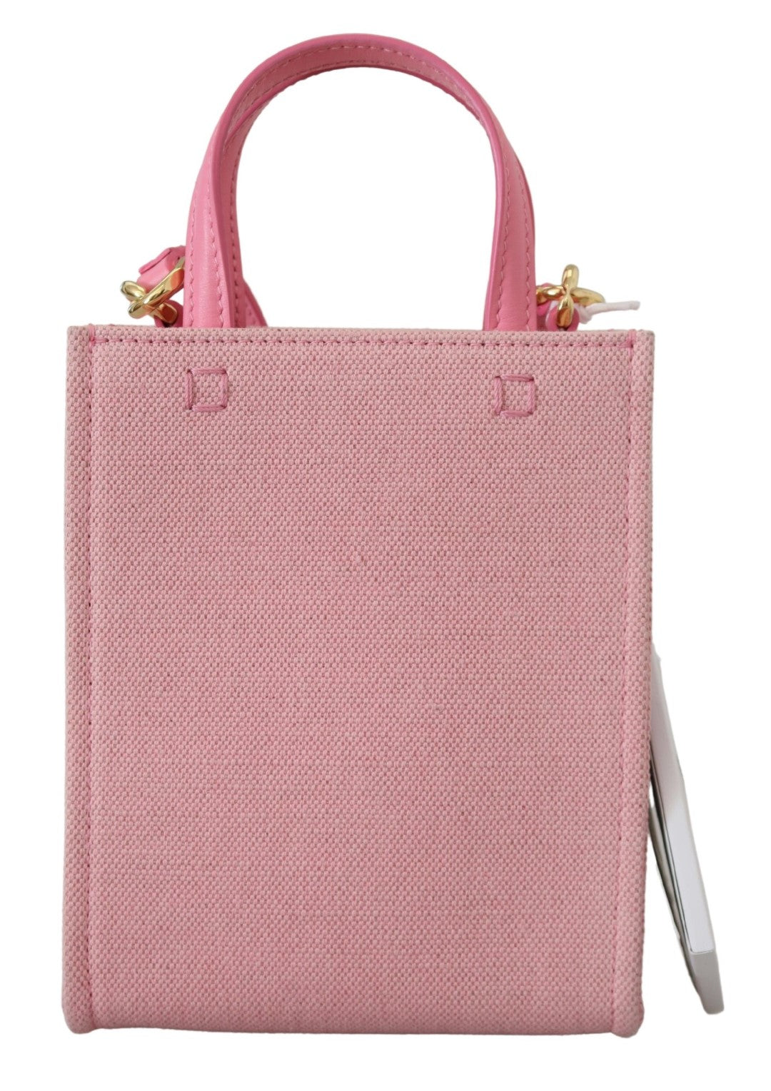 Givenchy Women's Pink Coated Canvas Vertical Mini Shoulder Bag
