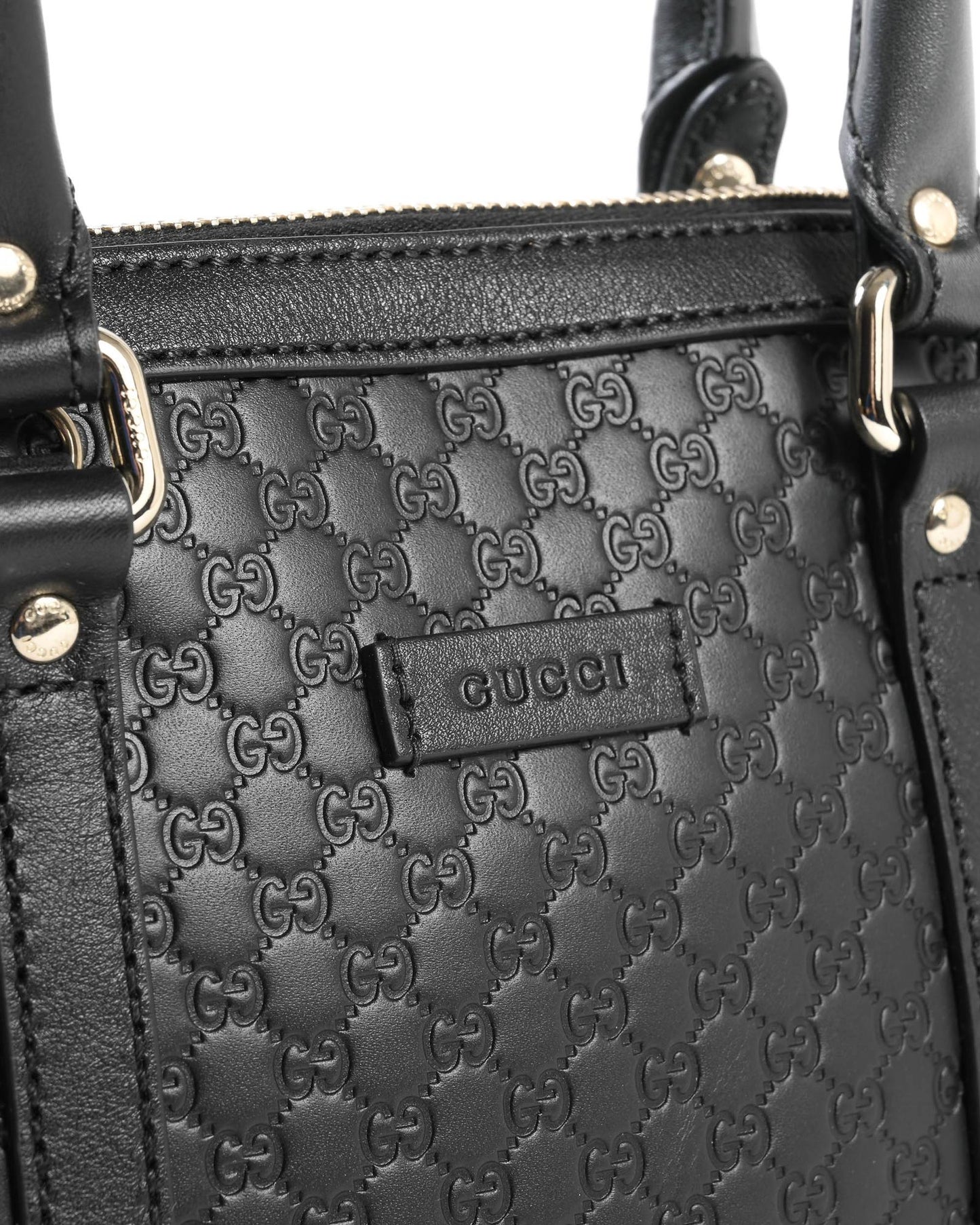 Gucci Women's Leather Mini Dome Bag in Black