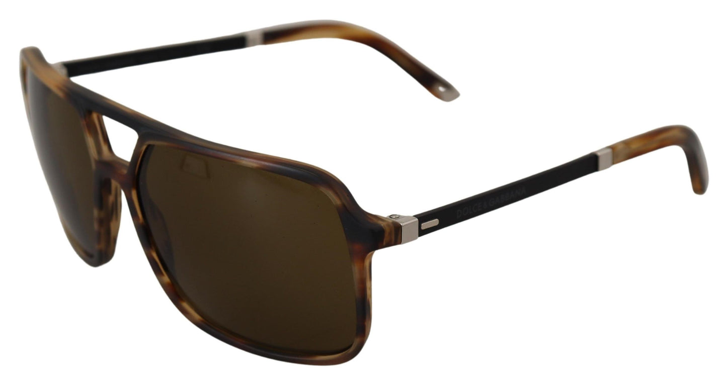 Dolce & Gabbana Women's Brown Basalto Collection Brown Acetate  Shades Sunglasses