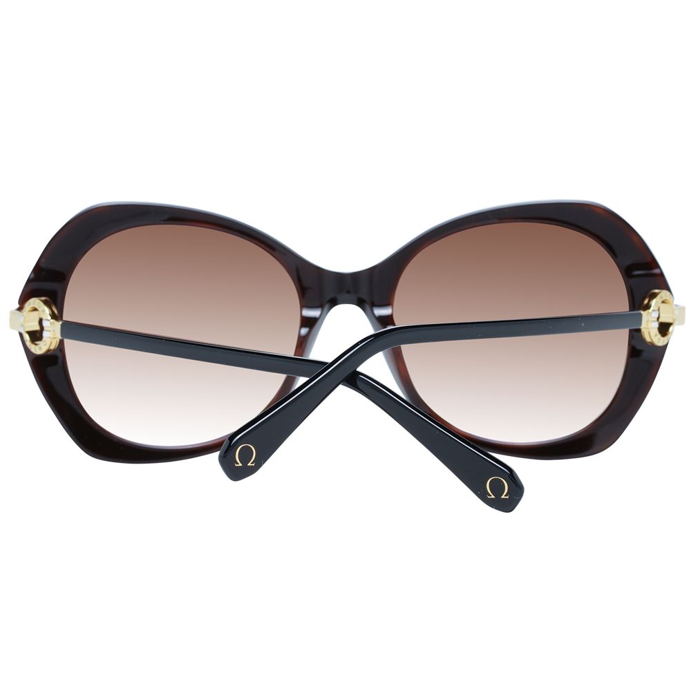 Omega Women's Black  Sunglasses