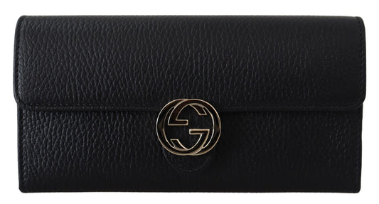 Gucci Women's Black Icon Leather Wallet