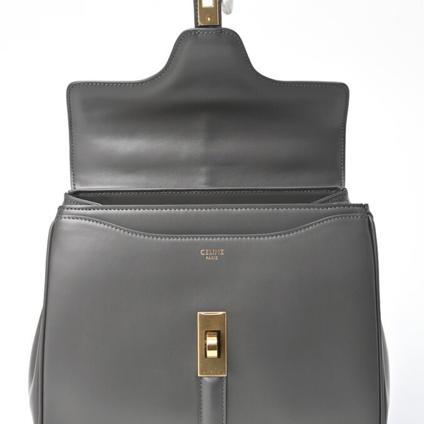 Celine Women's Gray Pony-Style Calfskin Shoulder Bag in Grey