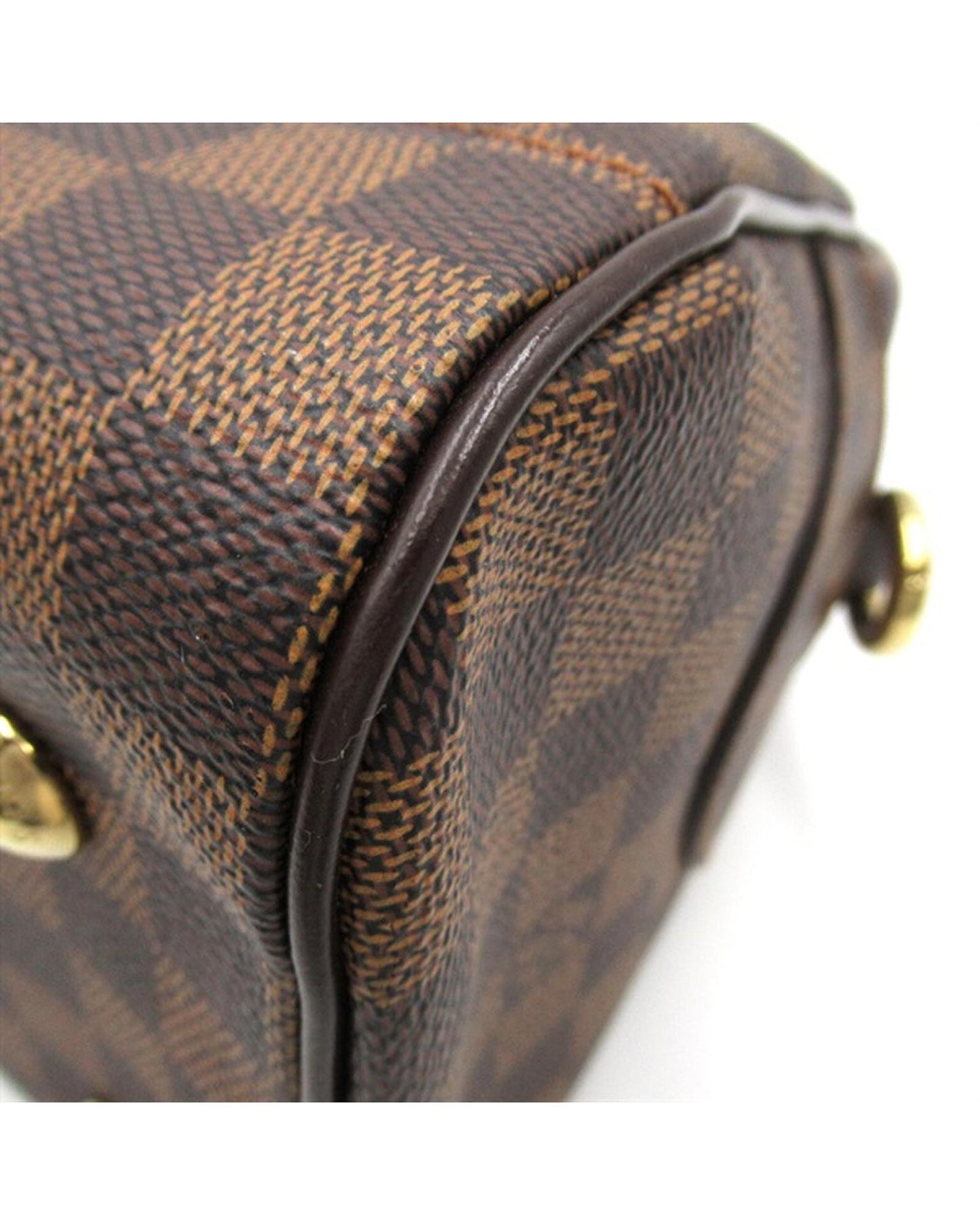 Louis Vuitton Women's Brown Damier Ebene Duomo Bag in Excellent Condition in Brown