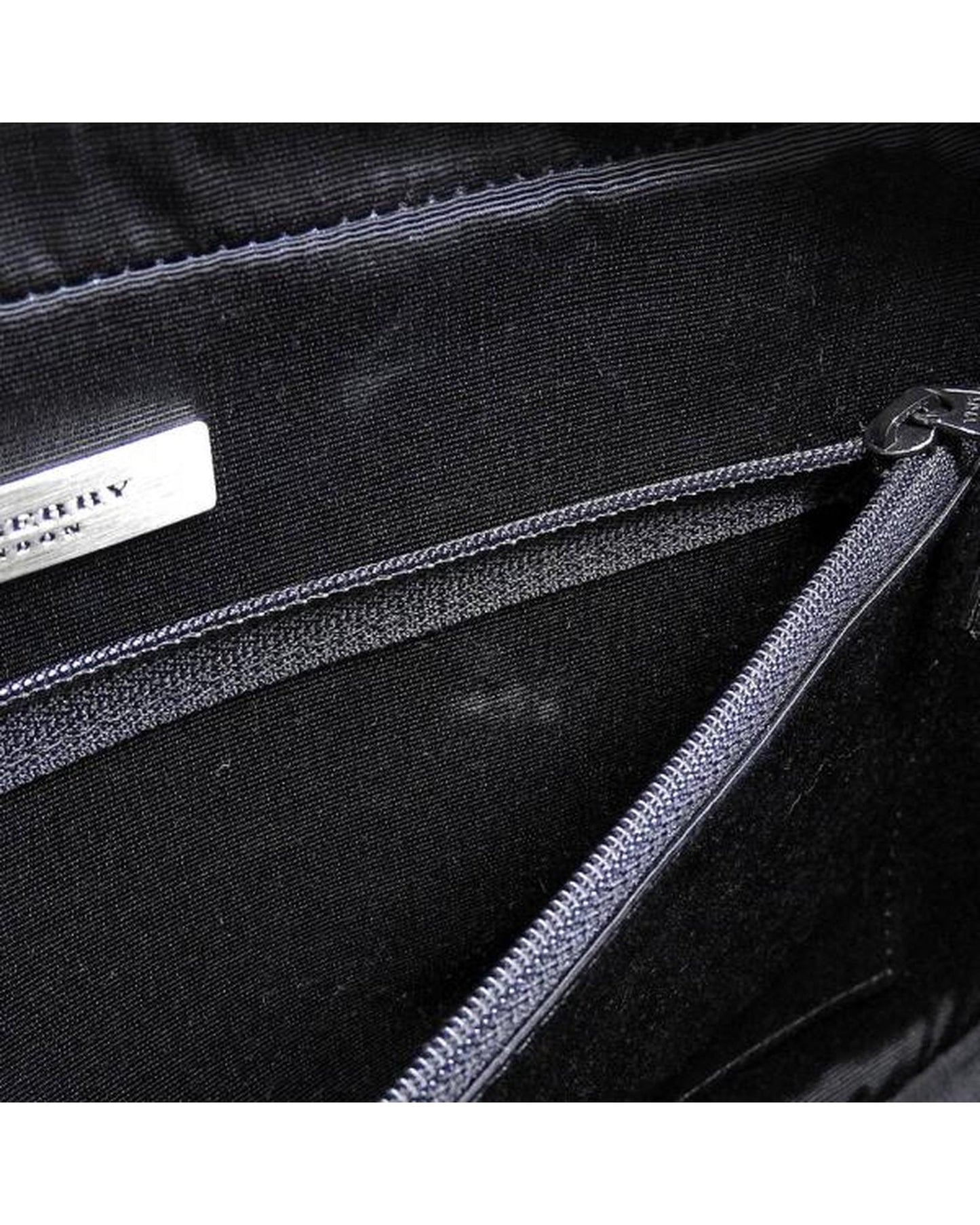 Burberry Women's Leather Check Handbag in Black in Black