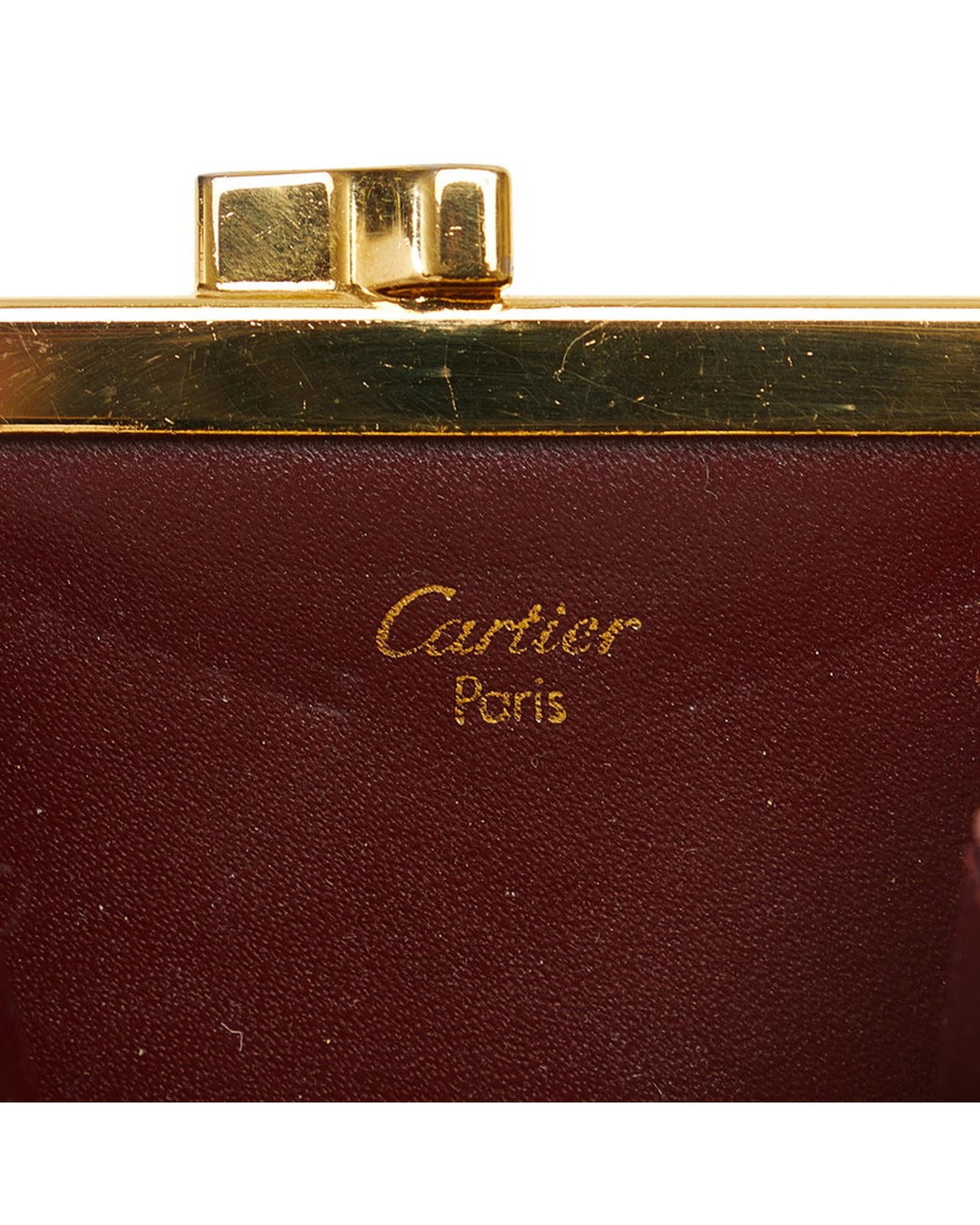 Cartier Women's Rose Gold Clasp Coin Case Wallet in Rose Gold