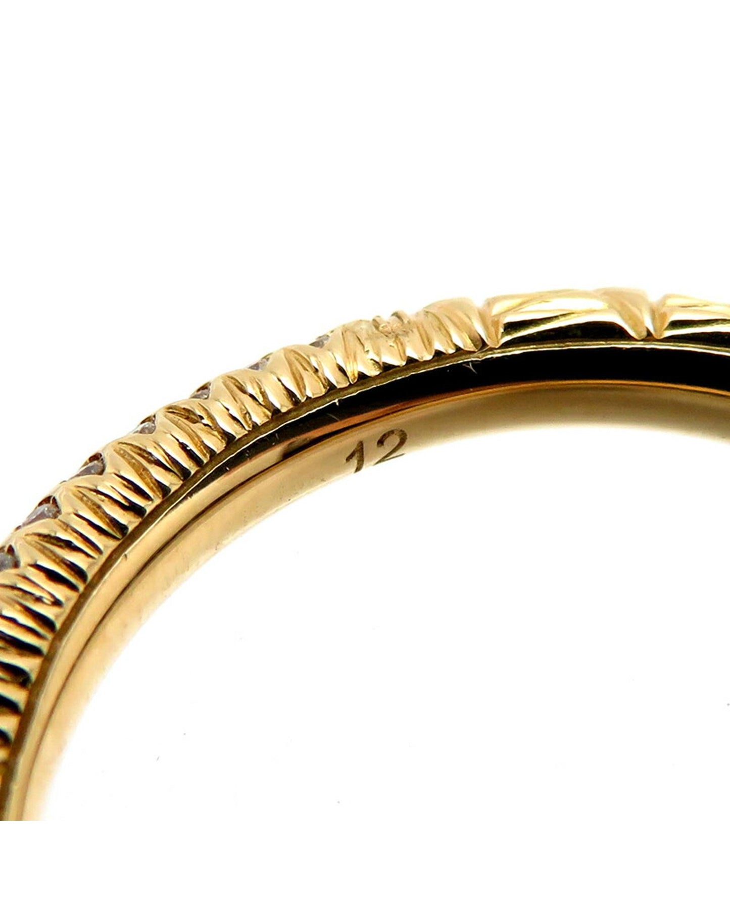 Gucci Women's Diamond Pave Snake Ring in Gold