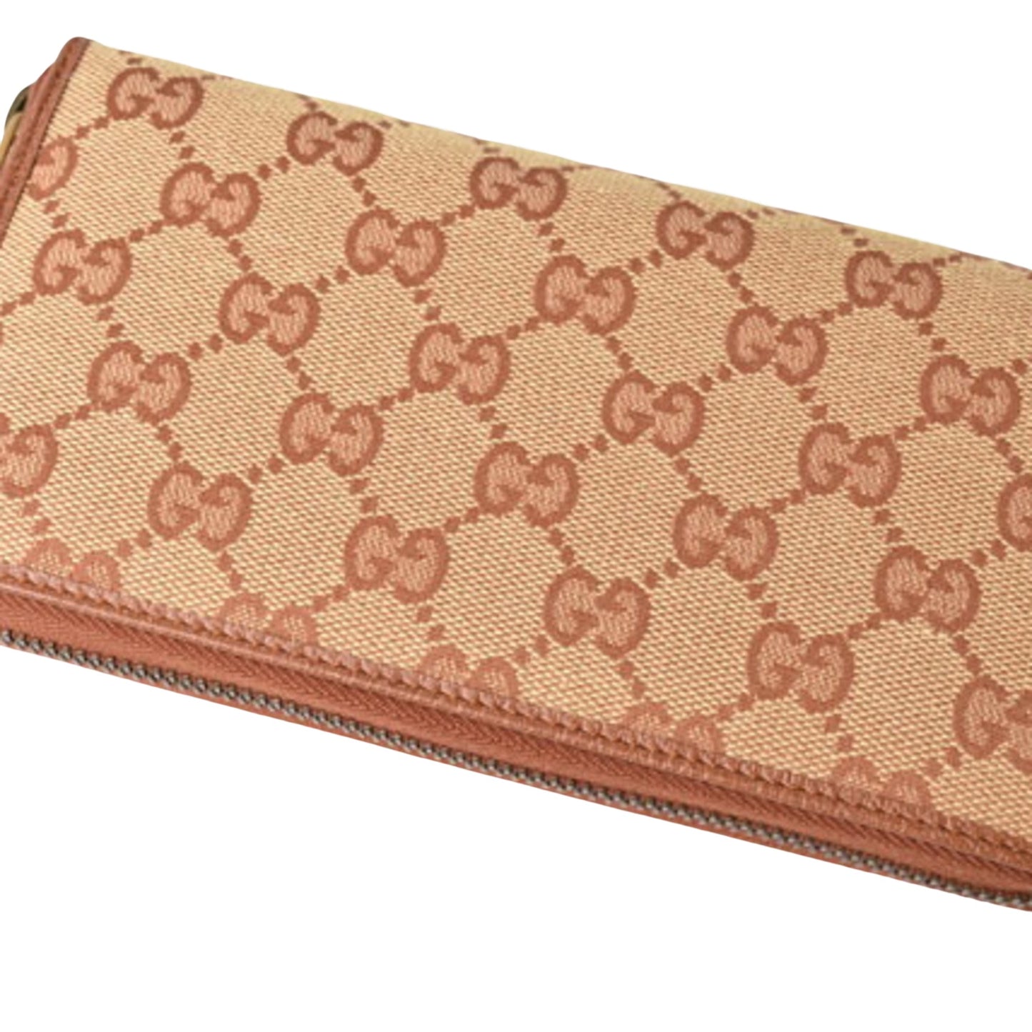 Gucci Unisex Canvas Bi-Fold Wallet in Beige