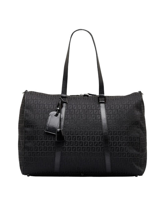Fendi Women's Canvas Travel Bag in Excellent Condition in Black