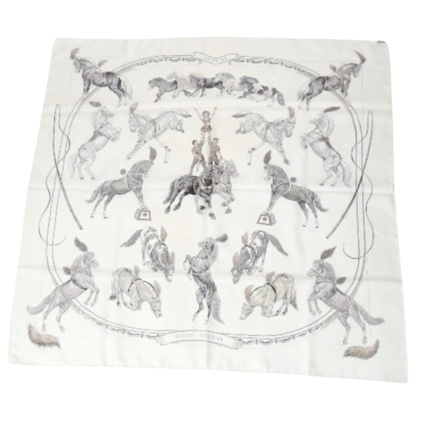 Hermes Women's Luxurious Iconic Silk Scarf in Multicolour