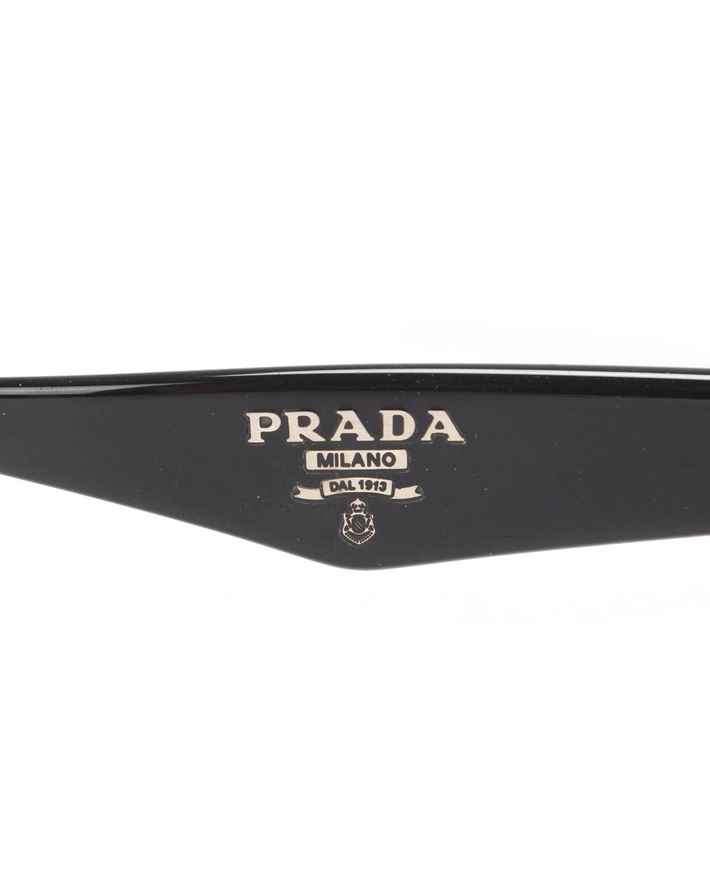 Prada Women's Oversized Gradient Sunglasses in Black in Black