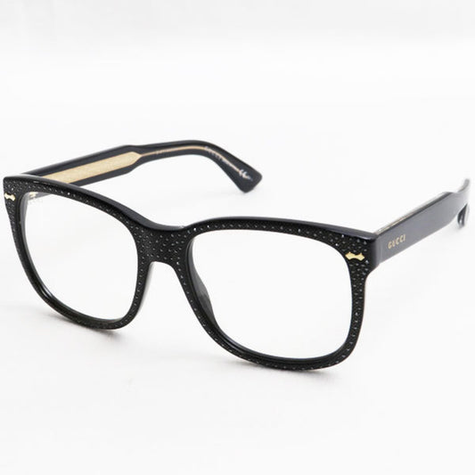 Gucci Unisex Black Plastic Designer Sunglasses in Black
