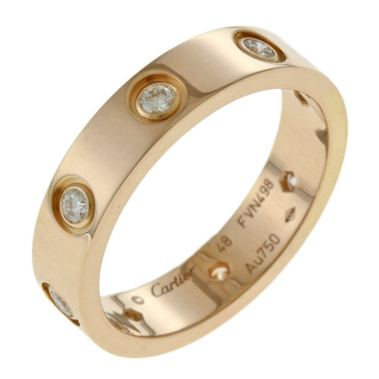 Cartier Women's Cartier Love 18K Rose Gold Diamond Ring in Gold