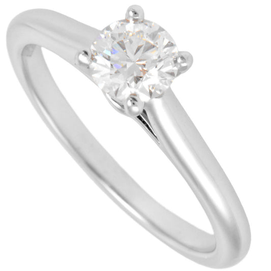 Cartier Women's Platinum Solitaire Ring in Silver