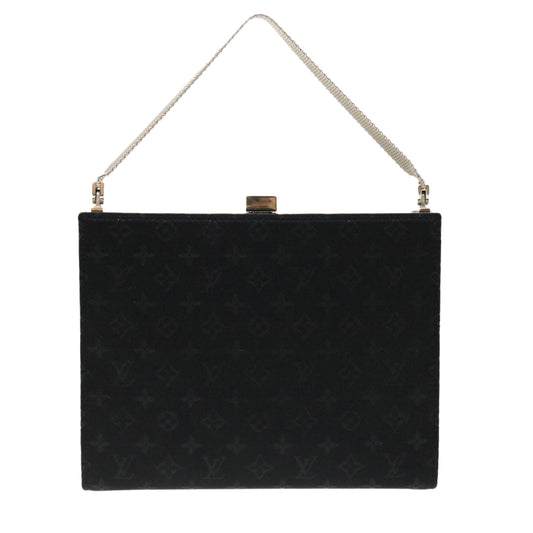 Louis Vuitton Women's Louis Vuitton Black Canvas Box Clutch in Black
