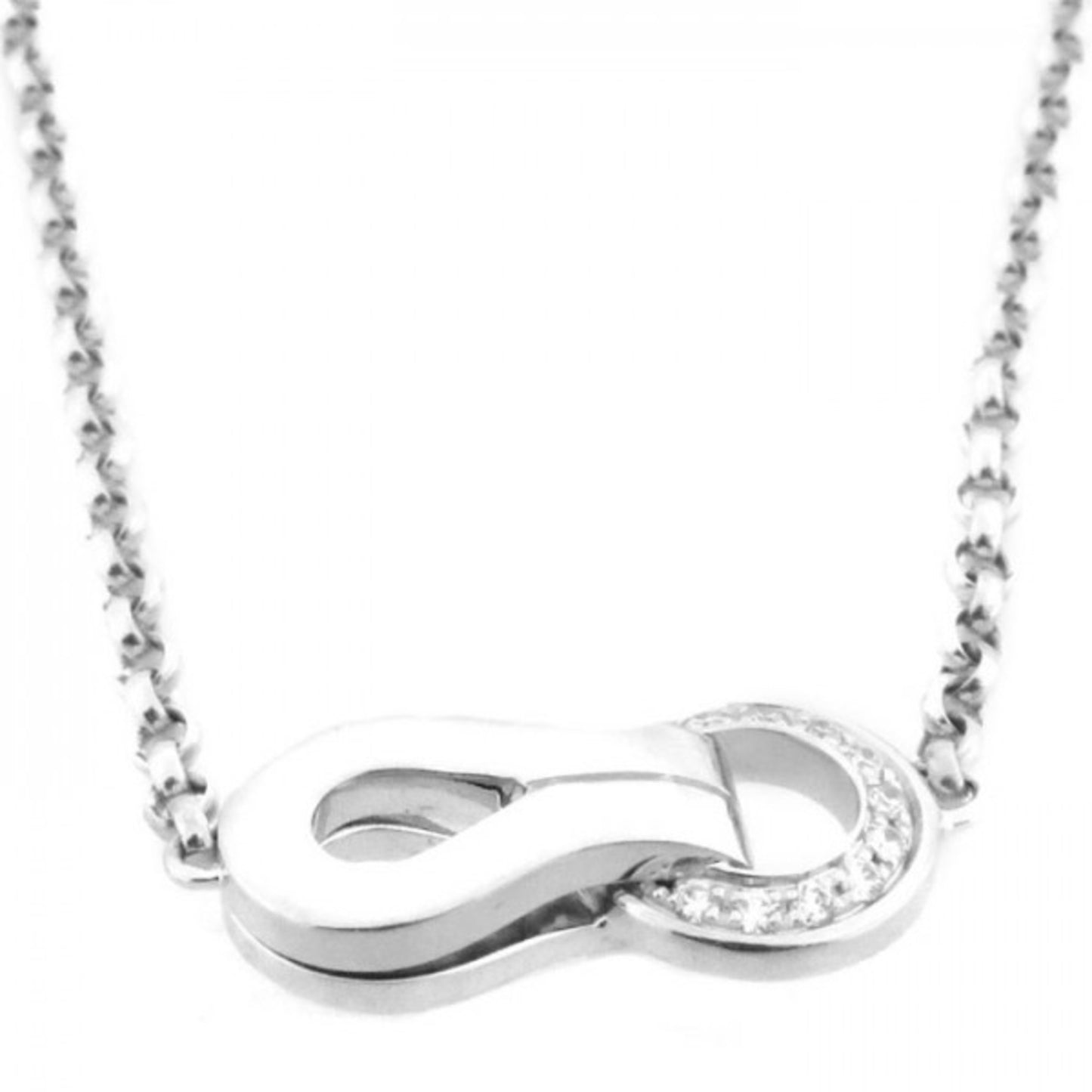 Cartier Women's White Gold Diamond Necklace by Cartier in White