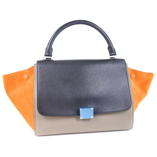 Celine Women's Luxury Designer Celine Trapeze Handbag in Multicolour