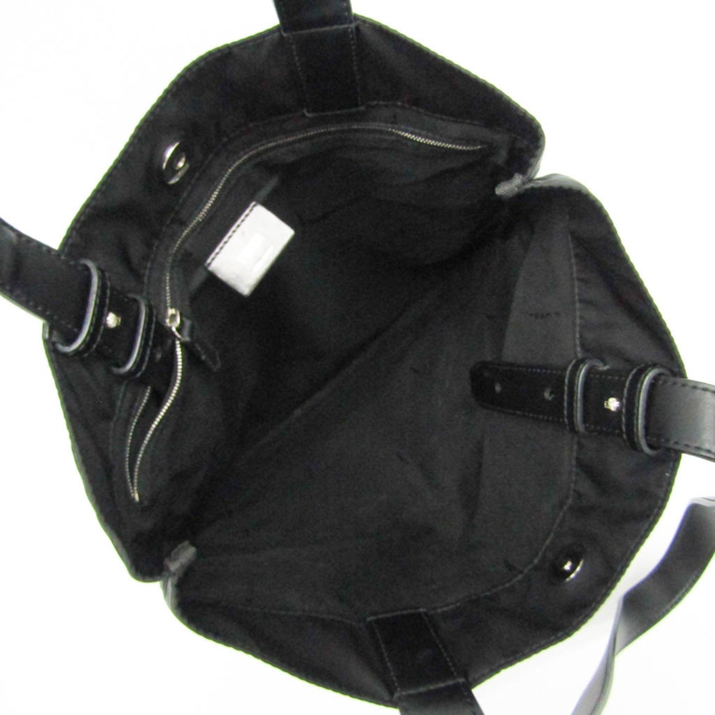 FENDI Women's Black Nylon Tote Bag in Black
