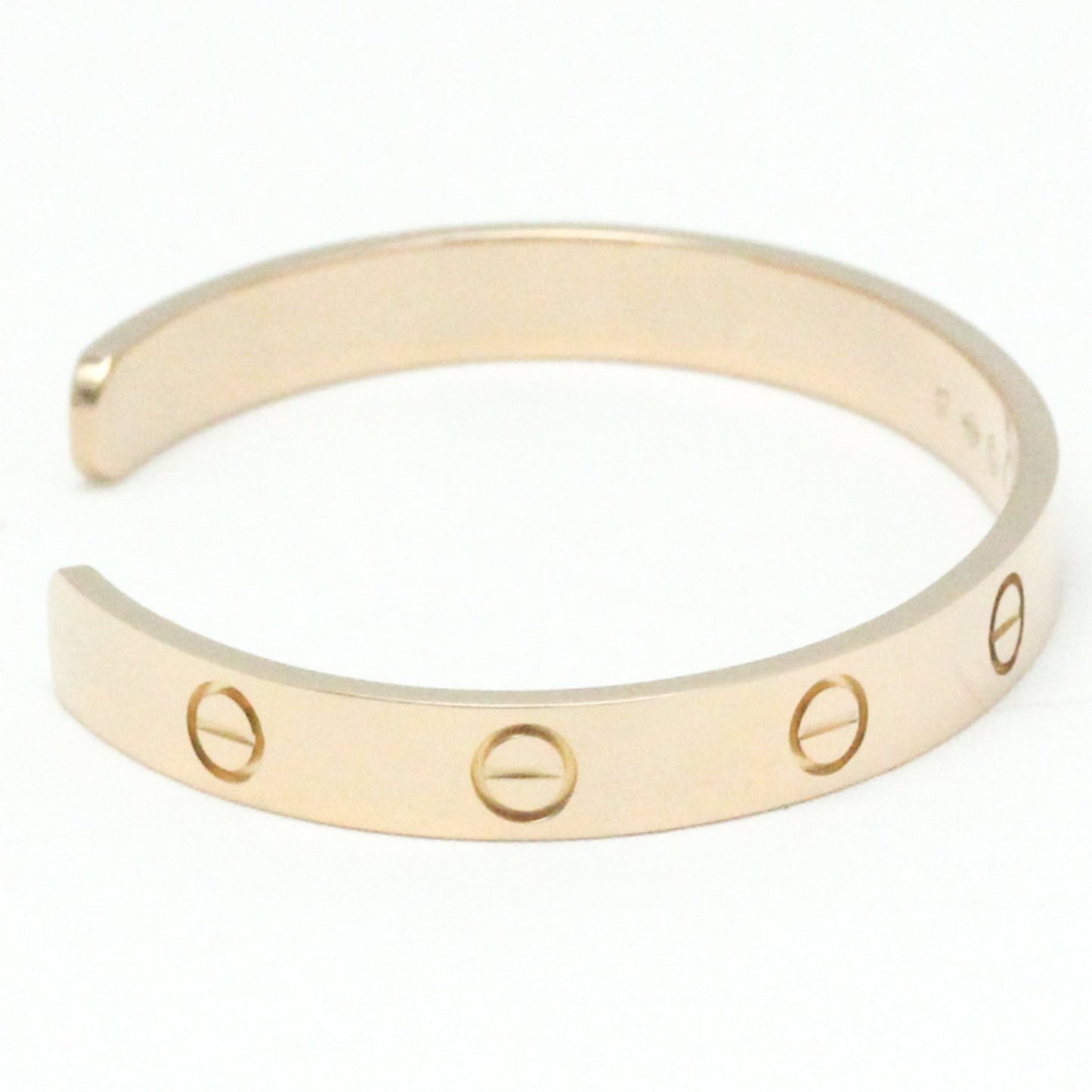 Cartier Women's Elegant Rose Gold Bangle Bracelet in Gold
