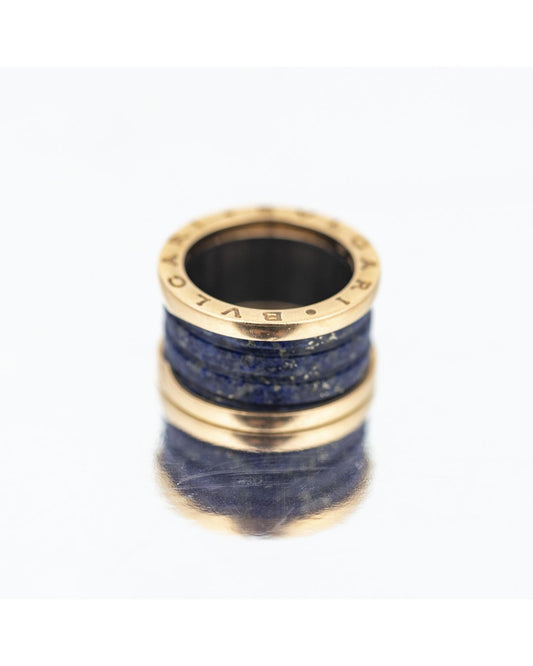 Bvlgari Women's 18K Lapis Lazuli B.zero1 Ring Jewelry in Black