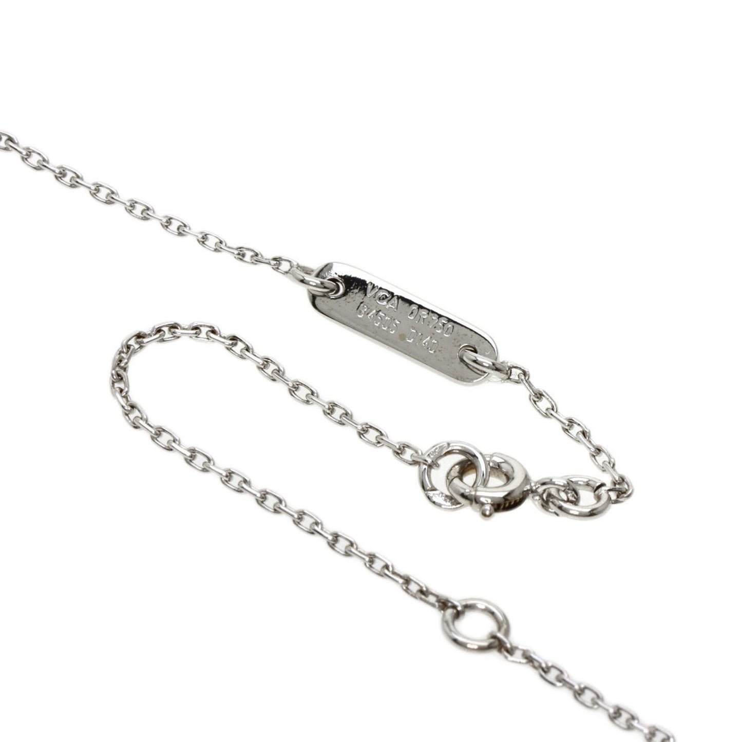 Van Cleef & Arpels Women's Diamond Pendant Necklace in White