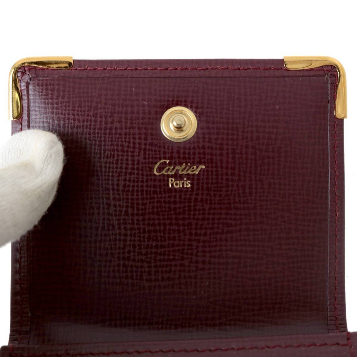 Cartier Women's Cartier Must de Cartier Leather Wallet in Burgundy