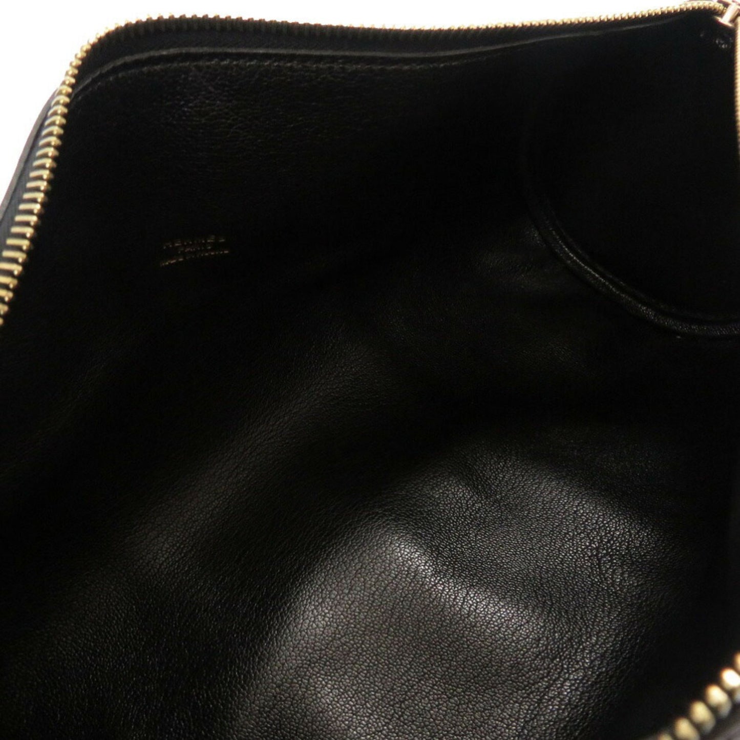 Hermes Women's Black Leather Hermes Handbag in Black