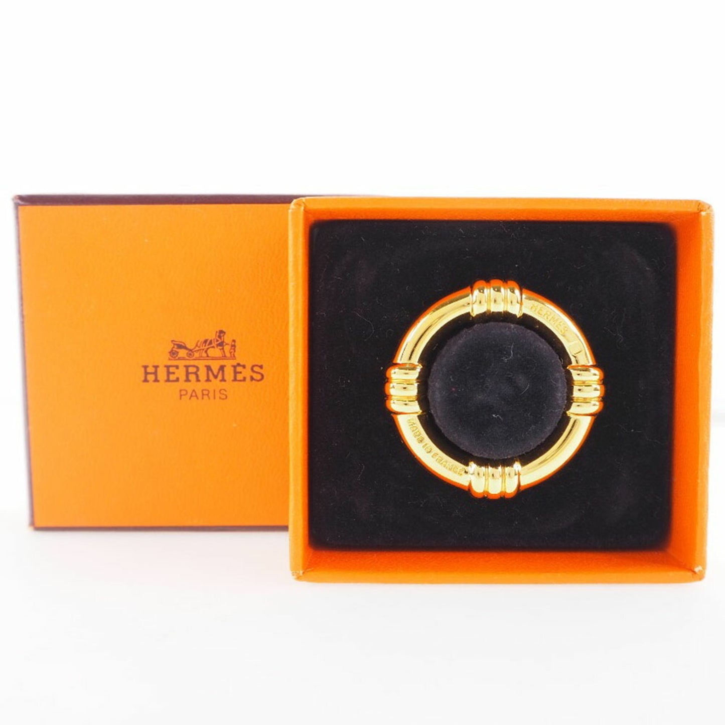 Hermes Women's Gold Metal Hermes Box - Excellent Condition - Vintage in Gold
