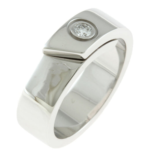 Cartier Women's Luxury White Gold Diamond Ring in White