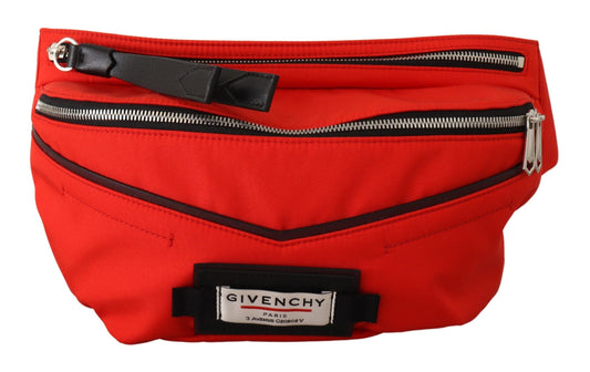 Givenchy Men's Red Polyamide Downtown Large Bum Belt Bag