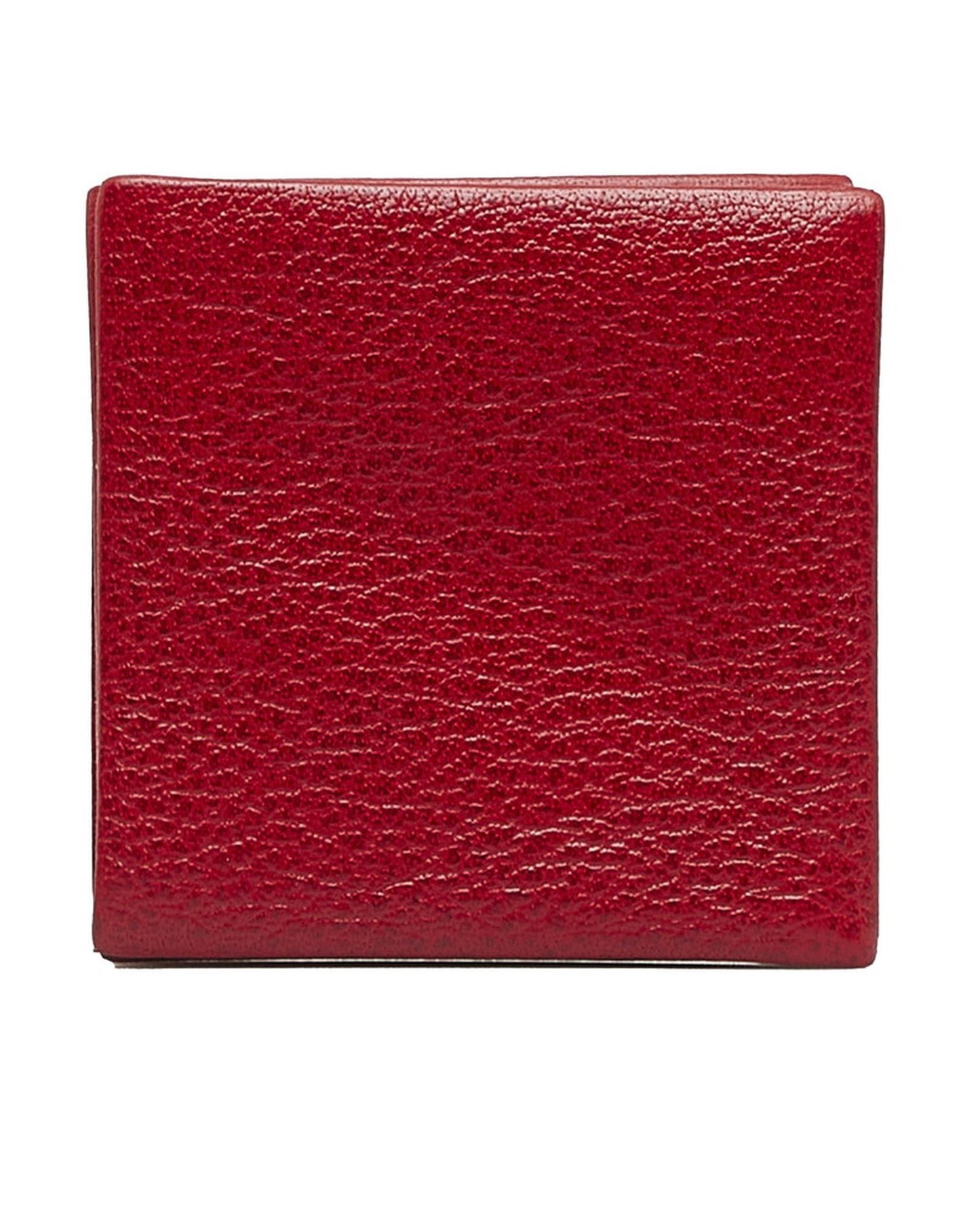 Hermes Women's Excellent Condition Red Zulu Coin Wallet in Red