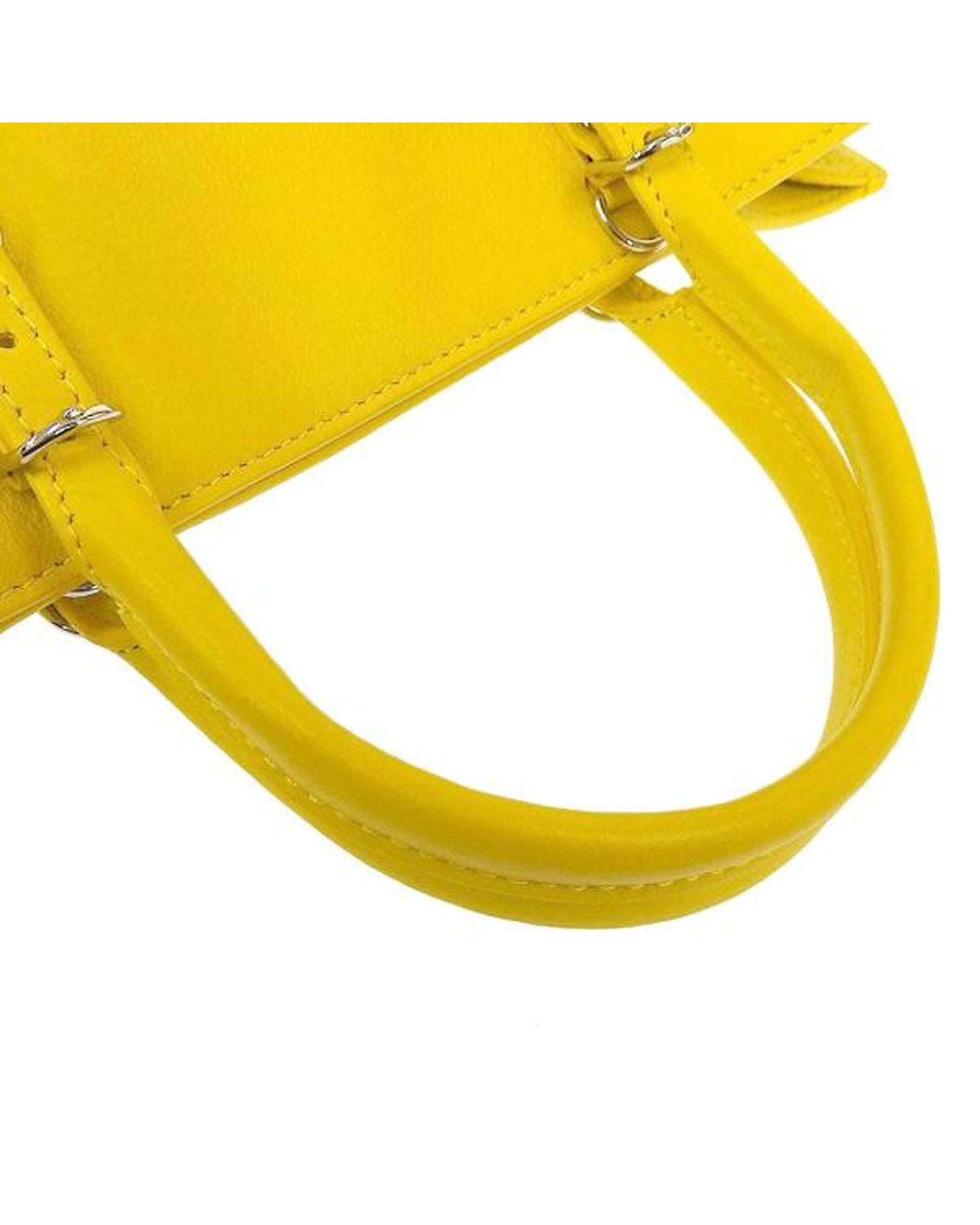 Balenciaga Women's Yellow Zip Around Tote Bag in A Condition in Yellow