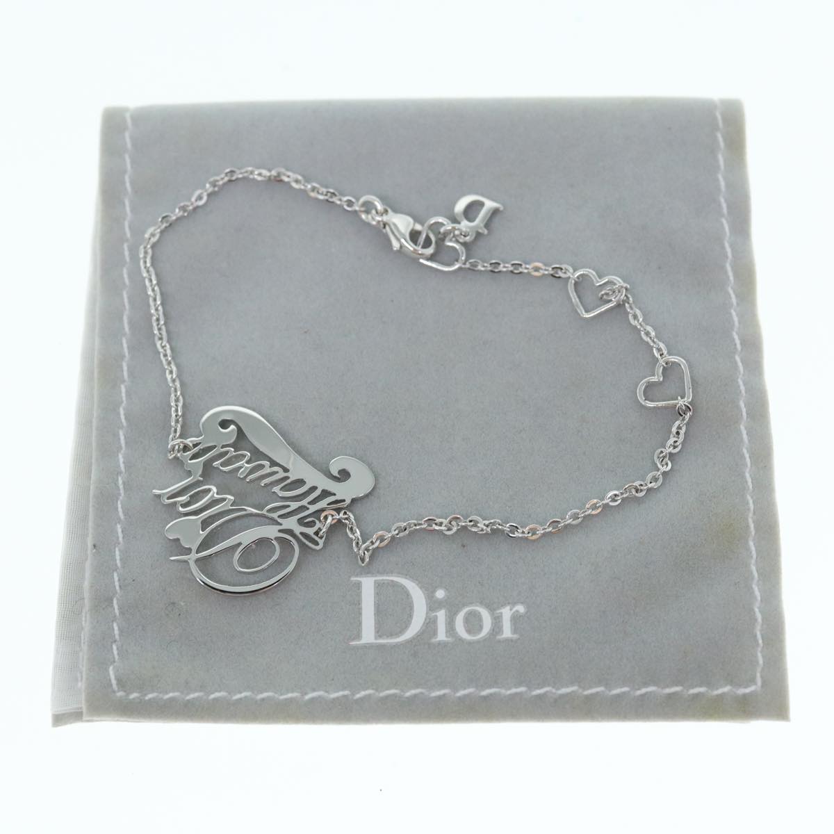 Dior Women's Silver Metal Bracelet by Christian Dior in Silver