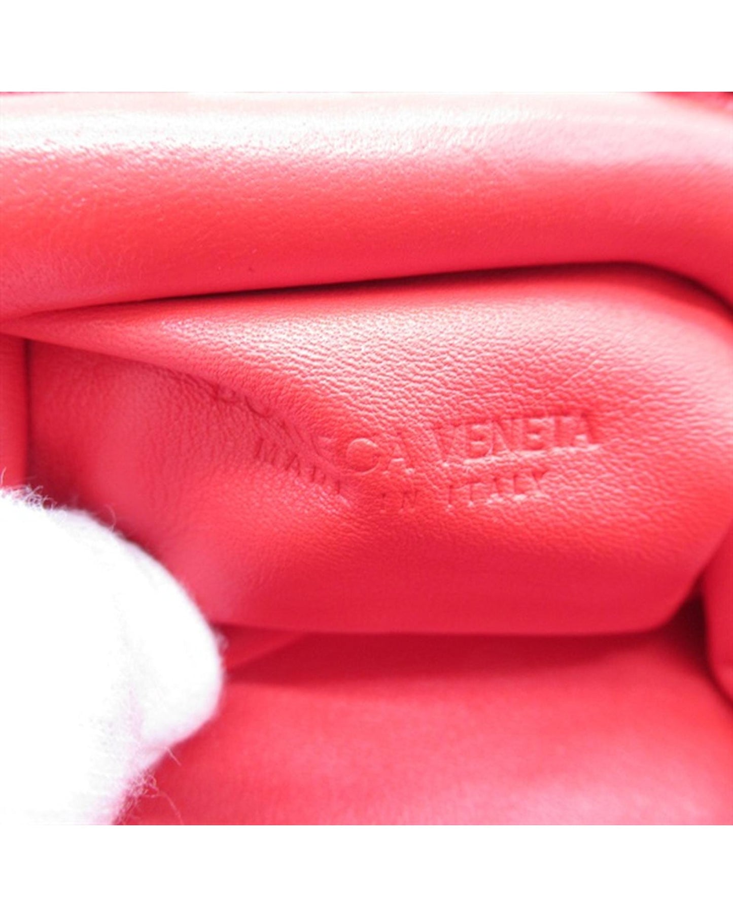 Bottega Veneta Women's Leather Pouch Bag in Red