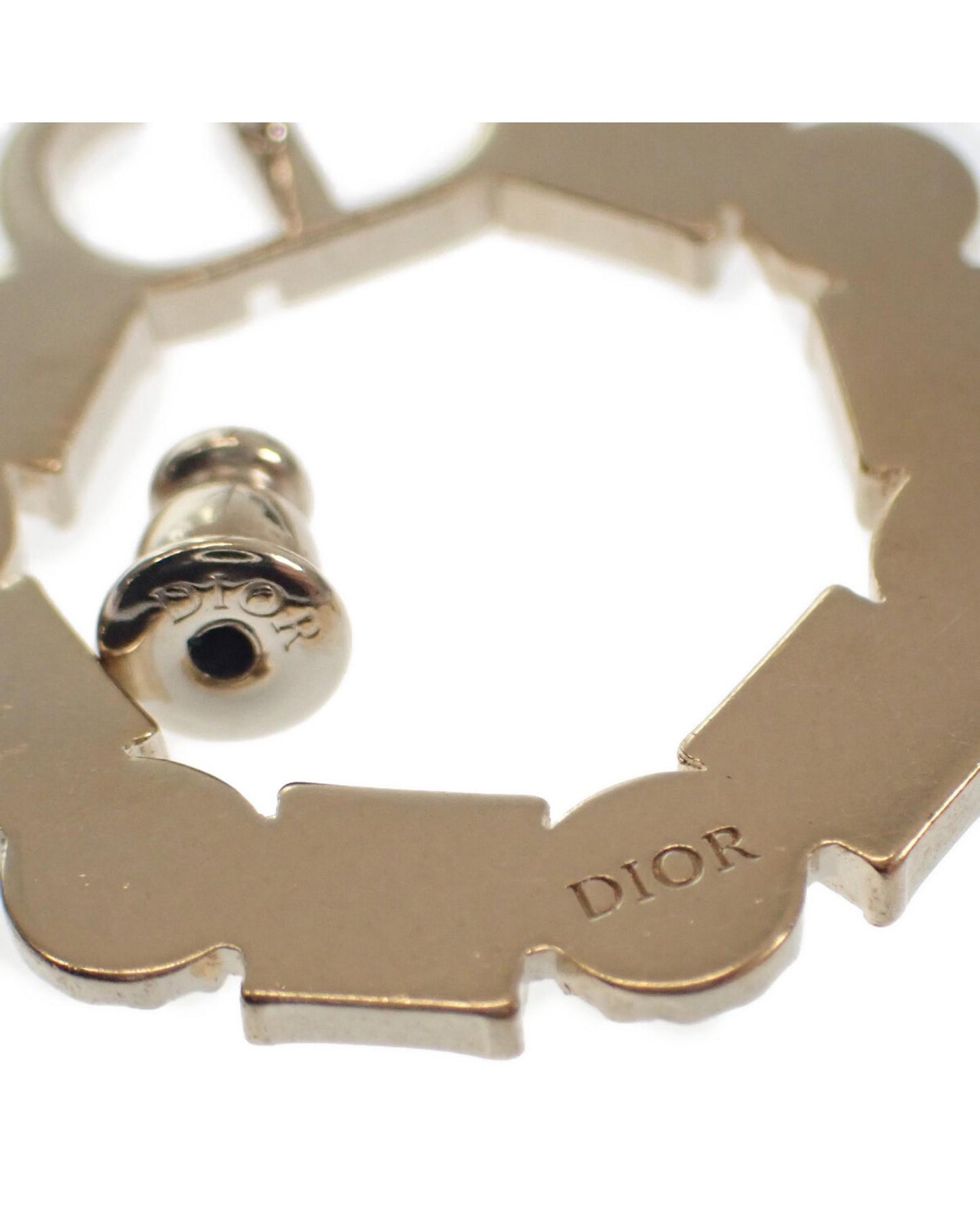 Dior Women's Gold CD Earrings - 1.7 in Jewelry in Gold