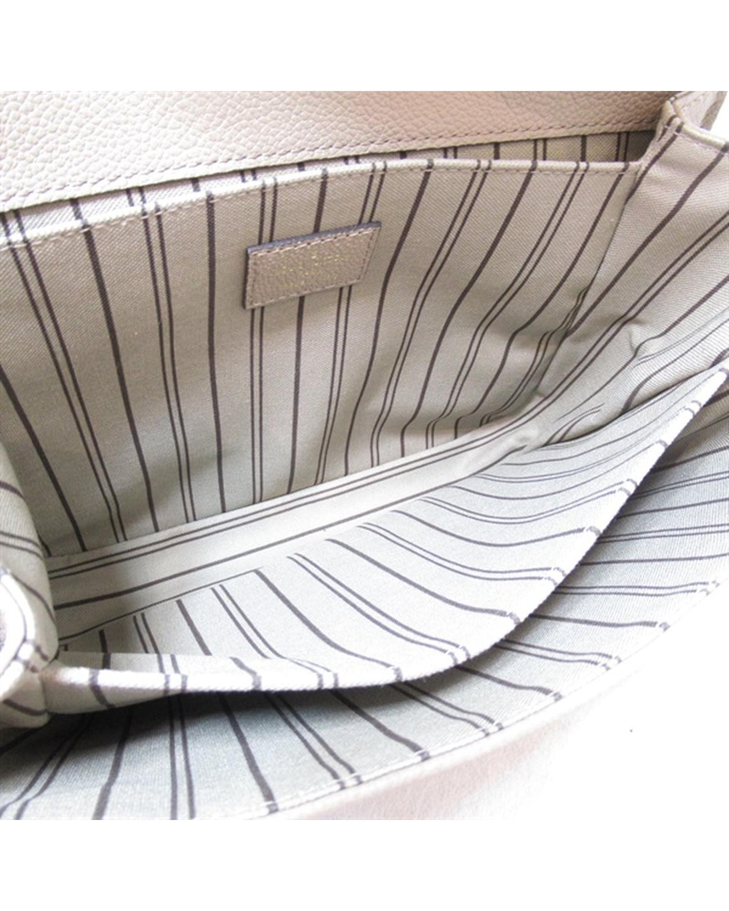 Louis Vuitton Women's Monogram Empreinte Grey Pochette Metis Bag in Grey