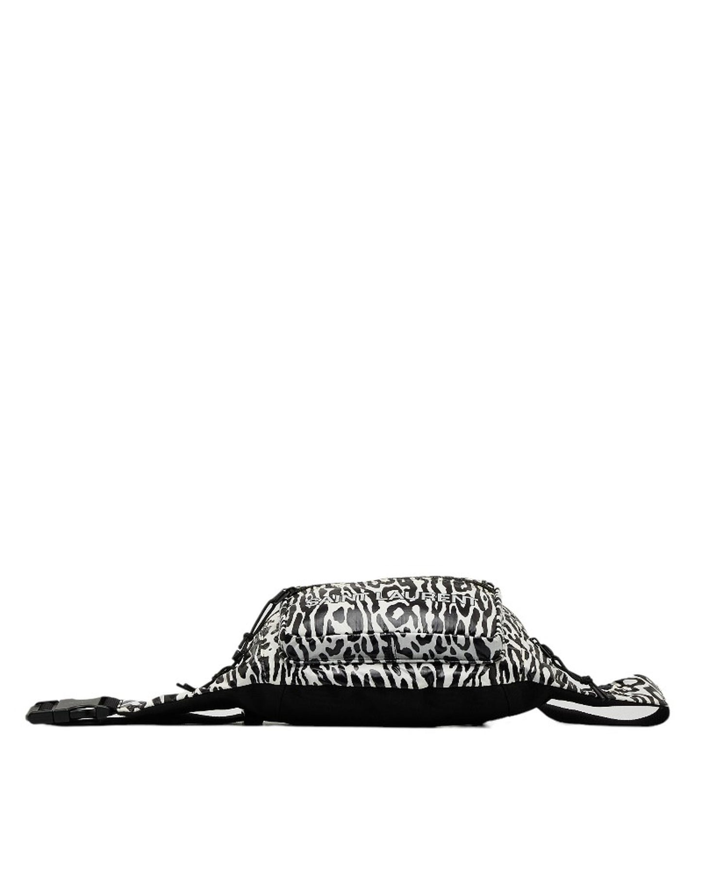 Yves Saint Laurent Women's Printed Nylon Waist Bag by Yves Saint Laurent in Black